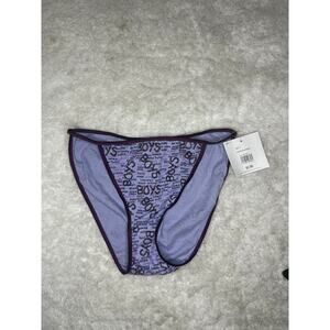 Vintage Soft Sensations Boys Print Full Back Panties Size 8 NWT Purple